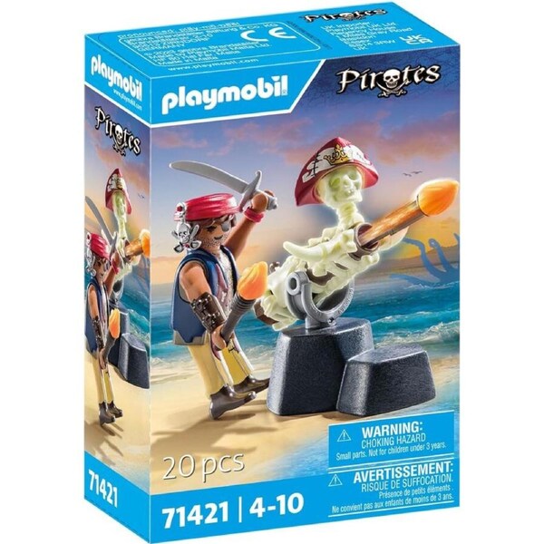 Playmobil Pirates Canon master 20pc 71421