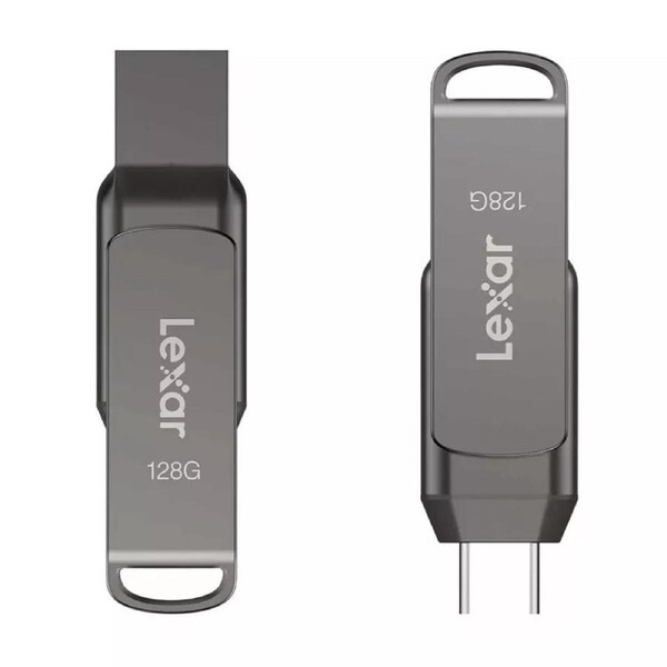 Lexar Dual Drive 128g USB Twin Pack USB-C + USB-A Flash Memory Storage Drives