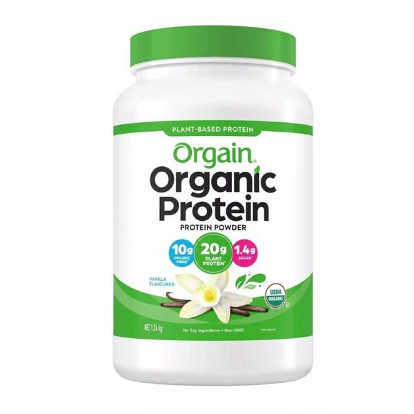 Orgain 1.24Kg Plant Protien Powder Dairy & Soy Free 20g Protein Per Serve Vanill