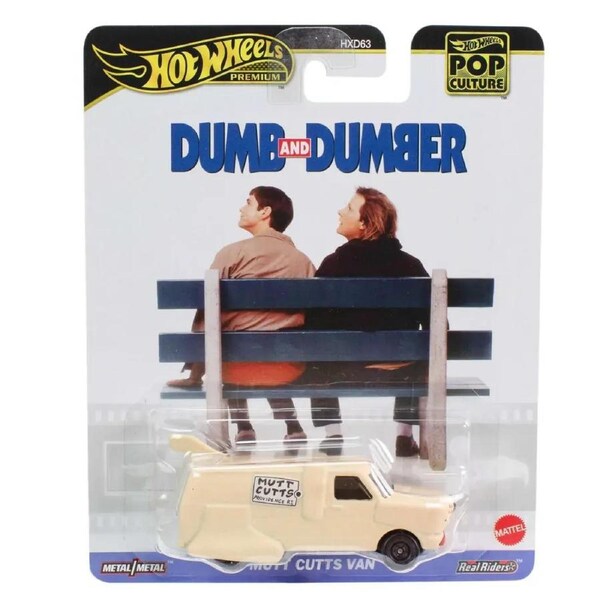 Hot Wheels Premium Car Pop Culture Dumb and Dumber Mutt Cutts Van