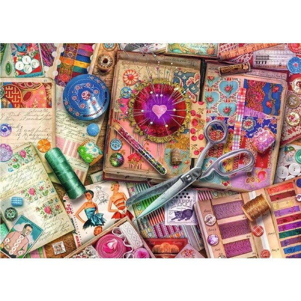 Ravensburger - Vintage Dressmaking Puzzle 1000pc