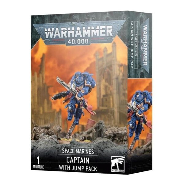Warhammer 40k - Space Marines - Captain With Jump Pack