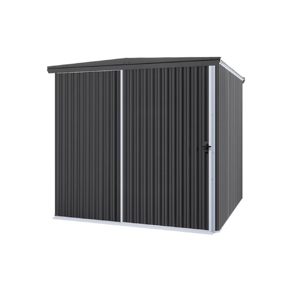 Stratco Handi-Mate Sliding Door Shed Gun Metal Grey / HM5 2.21m Wide x 2.25m Deep x 1.90m High