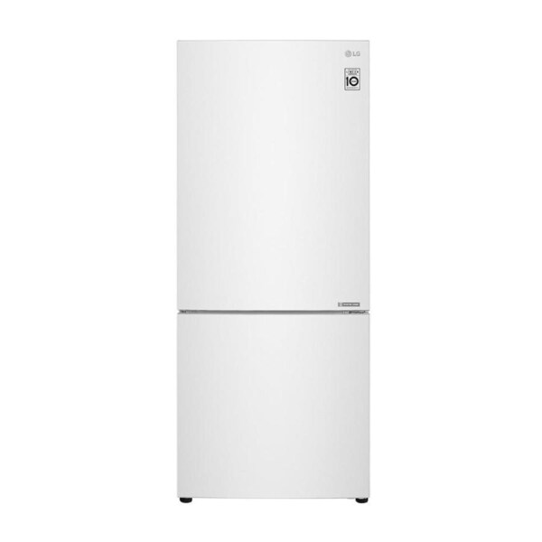 LG GB455WL 420L Bottom Mount Fridge White