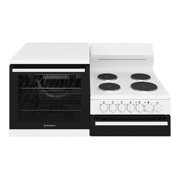 Westinghouse WDE132WCL White Elevated Electric Oven