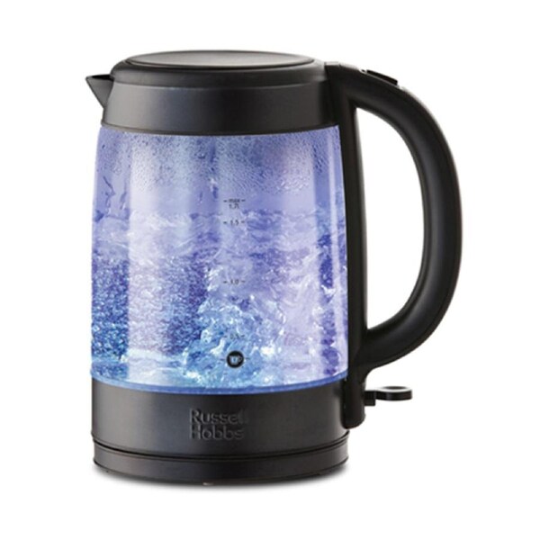Russell Hobbs RHK172BCH Black Brooklyn Glass Kettle