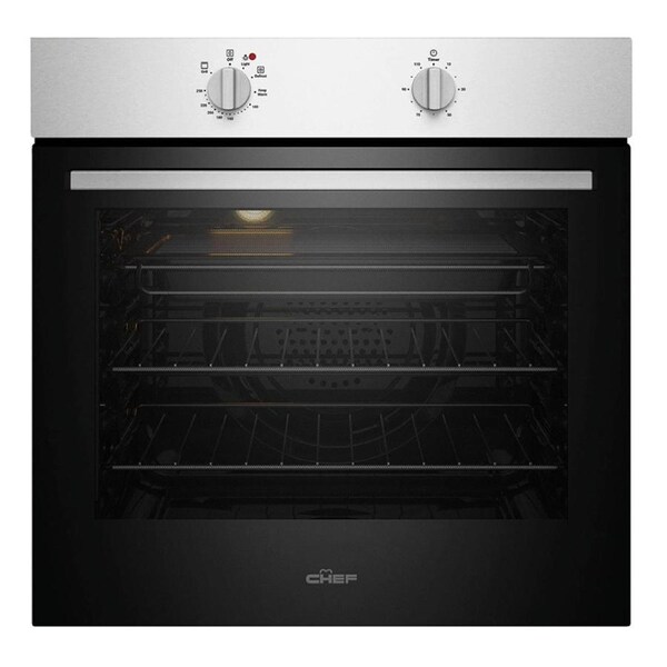 Chef CVE612SB 60cm Multi Function Fan Forced Electric Built-In Oven