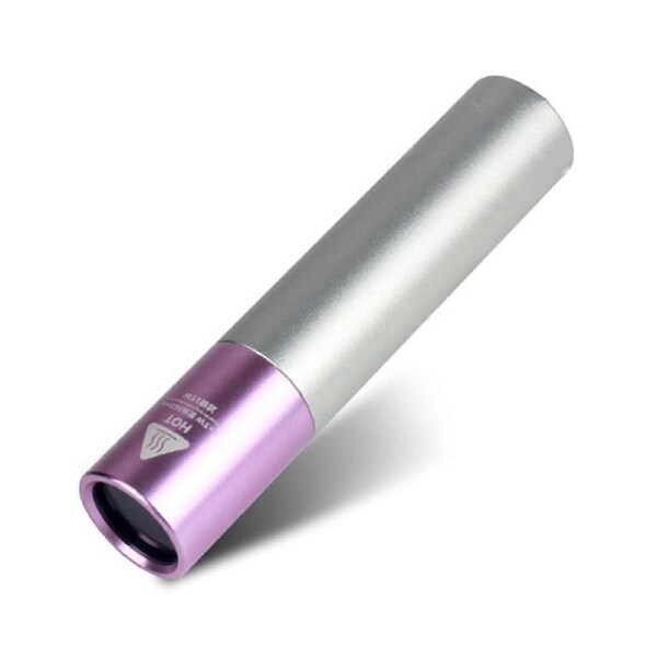 UV LED Flashlight 365Nm Aluminum Alloy Portable UV Flashlight Rechargeable Zoom Inspection Light Pe