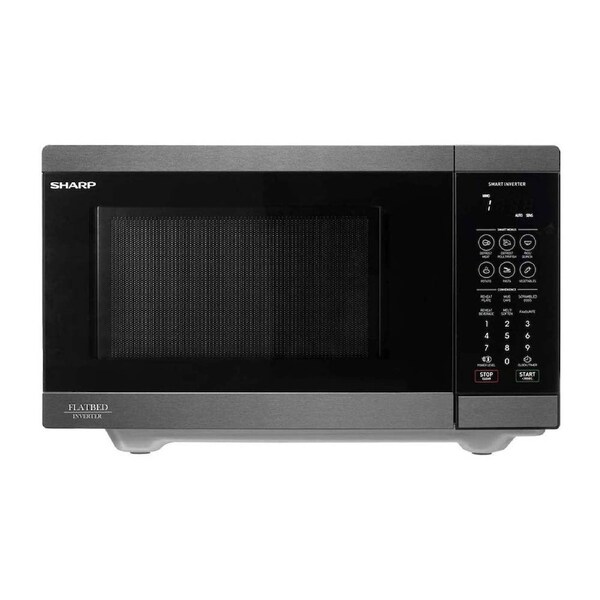 Sharp SM267FHBS Flatbed Microwave Oven Black Stainless Steel