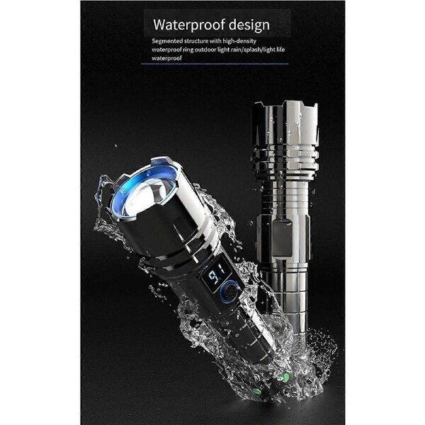 Mountain Adventure Emergency Flashlight Multi-Functional Hand Held Torch Rechargeable