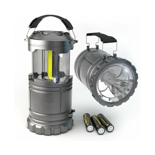 COB LED Portable Camping Lantern Flashlights with Magnetic Base (2 Pack)