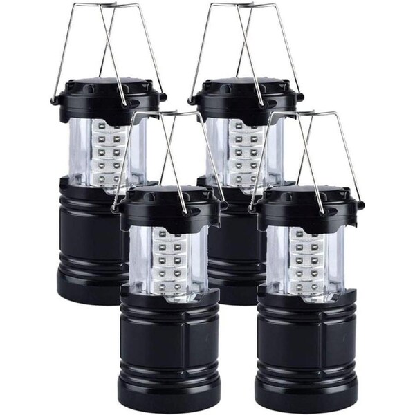Battery Powered LED Lantern Lamp for Camping (2 Pack)