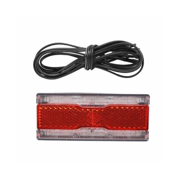 Bike Dynamo Rear Light with Parking Light AC 6V 0.5W LED Bicycle Taillight Fit 50mm Mount Hole Bicycle Rack Carrier