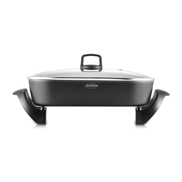 Sunbeam FP6000 DuraCeramic Frypan, Charcoal