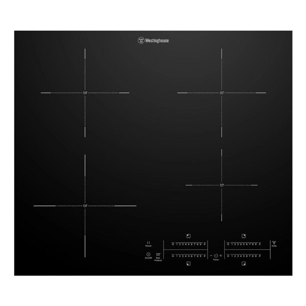 Westinghouse WHI643BE 60cm 4-zone induction cooktop with Boil Protect