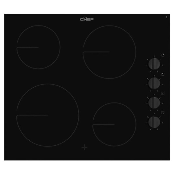 Chef CHC642BB 60cm 4 Zone Ceramic Cooktop