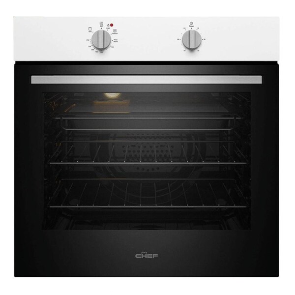 Chef CVE612WB 60cm Multi Function White Fan Forced Electric Built-In Oven