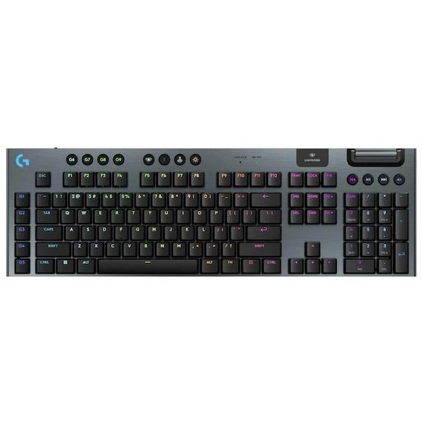 Logitech G915 X LIGHTSPEED Low-Profile Wireless Gaming Keyboard - Tactile - (Black)