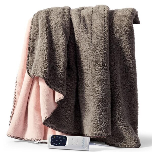 Sunbeam Feel Perfect Snug & Cosy Reversible Heated Throw