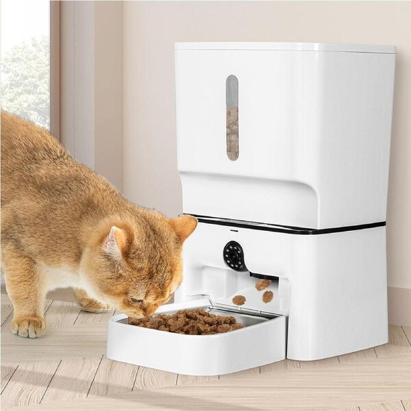 7L PaWz Automatic Pet Feeder WiFi App-Controlled Smart Food Dispenser with Camera