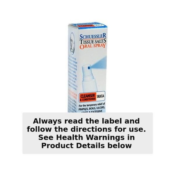 Schuessler Tissue Salts Silica Cleanser & Conditioner Spray 30ml