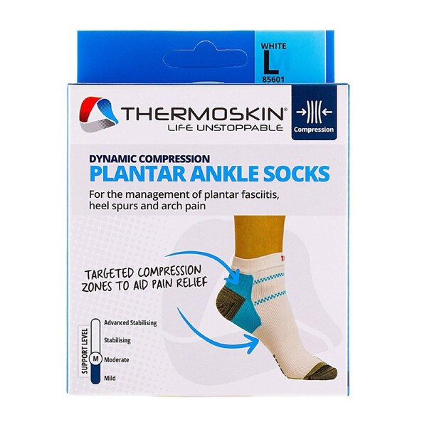 Thermoskin Plantar FXT Compression Ankle Socks L