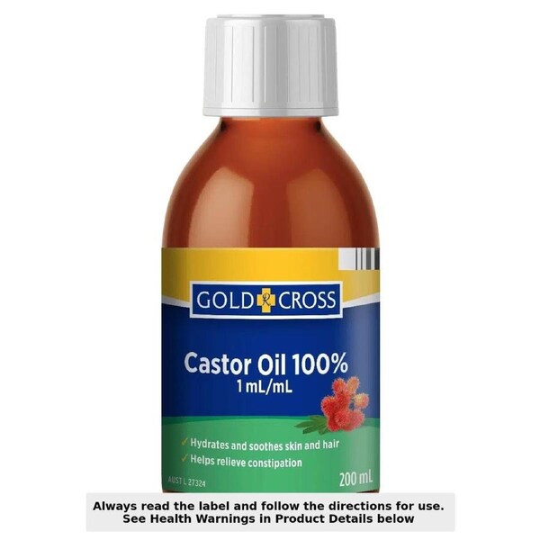 Gold Cross Castor Oil 200ml