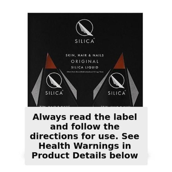 Qsilica Skin Hair & Nails Original Silica Liquid 500ml x 2 Pack