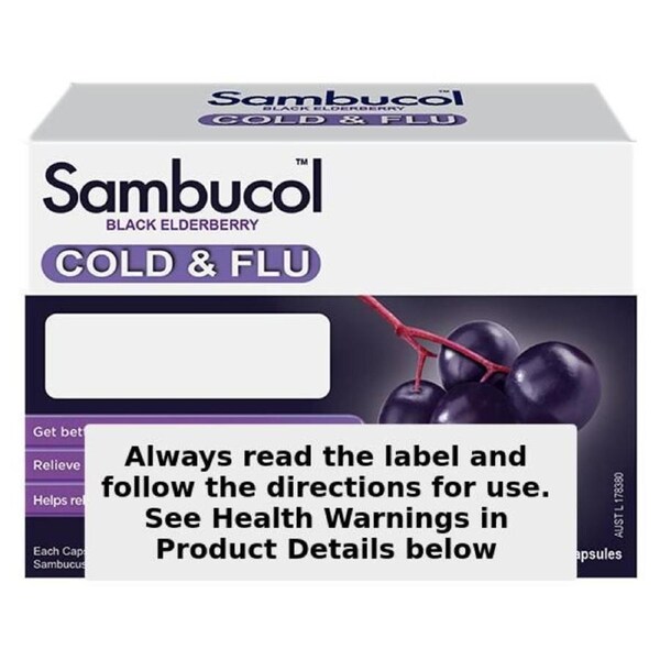 Sambucol Cold & Flu 24 Capsules