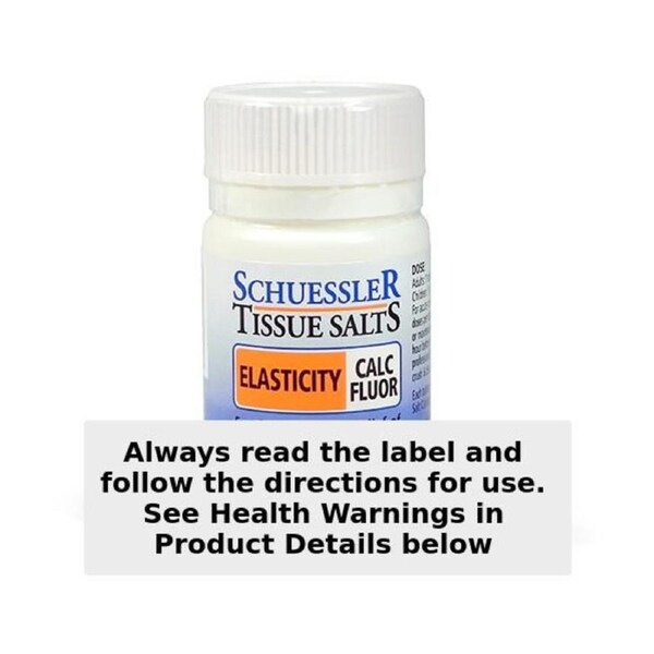 Schuessler Tissue Salts Calc Fluor Skin Elasticity 125 Tablets