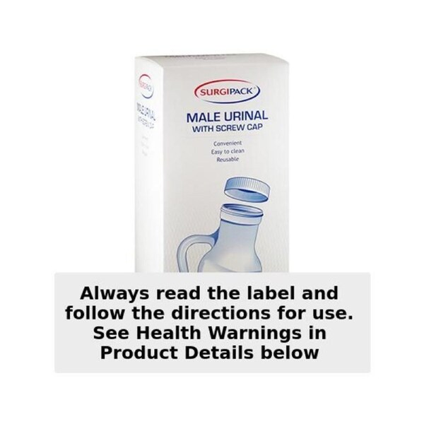 Surgipack Male Urinal with Lid 1 Litre