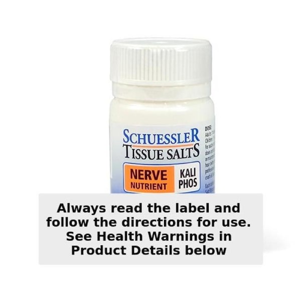 Schuessler Tissue Salts Kali Phos Nerve Nutrient 125 Tablets