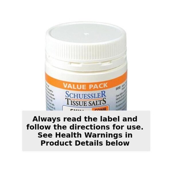 Schuessler Tissue Salts Comb D Skin Disorders 250 Tablets