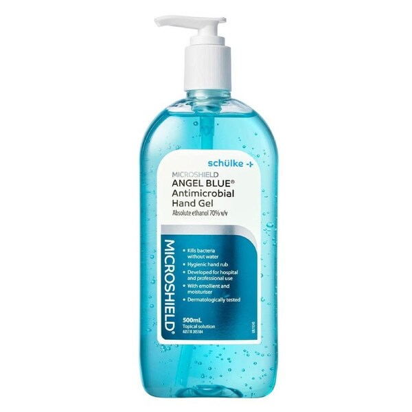 Microshield Angel Blue Antimicrobial Hand Gel 500ml