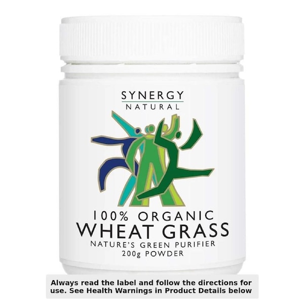 Synergy Natural Organic Wheat Grass Powder 200g