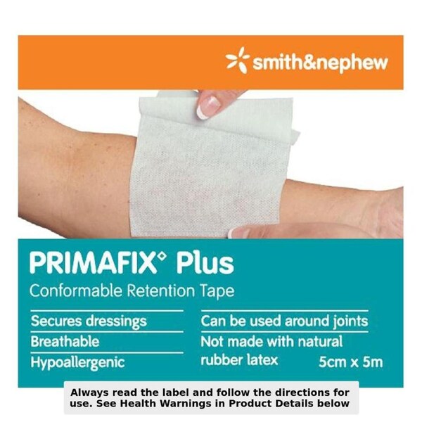 Primafix Plus Conformable Retention Tape 5cm x 5m by Smith & Nephew