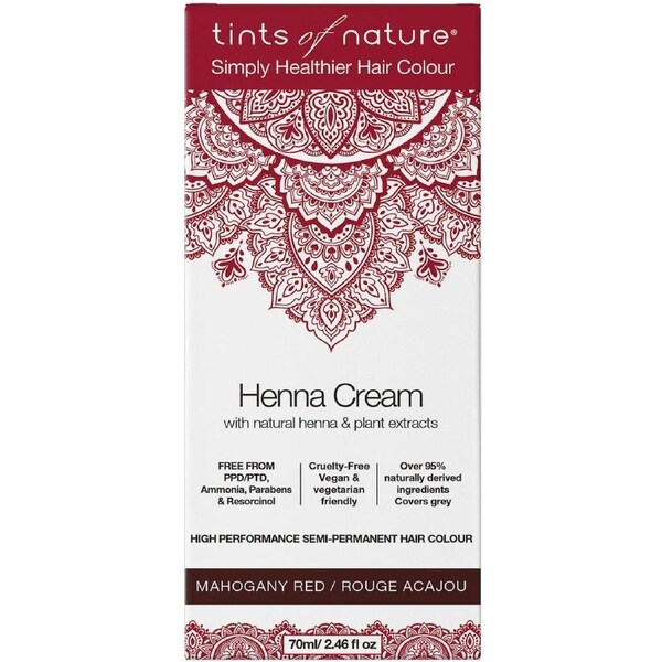 Tints of Nature Henna Cream Mahogany Red 70ml