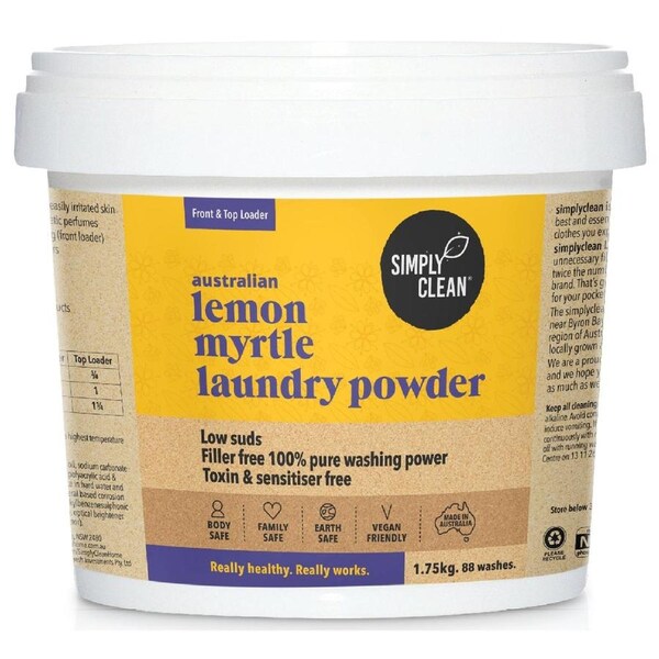 Simply Clean Lemon Myrtle Laundry Powder 1.75kg