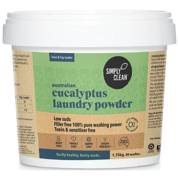 Simply Clean Australian Eucalyptus Laundry Powder 1.75kg