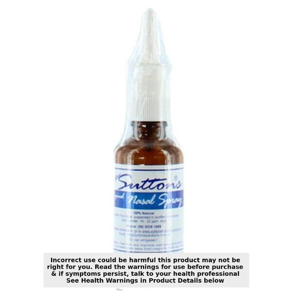 Sutton's Colloidal Silver Nasal Spray 50ml