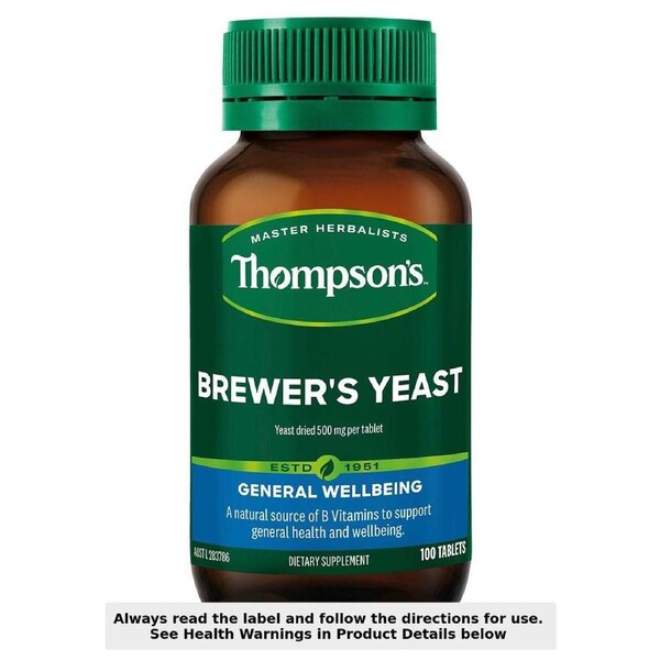 Thompsons Brewers Yeast 100 Tablets