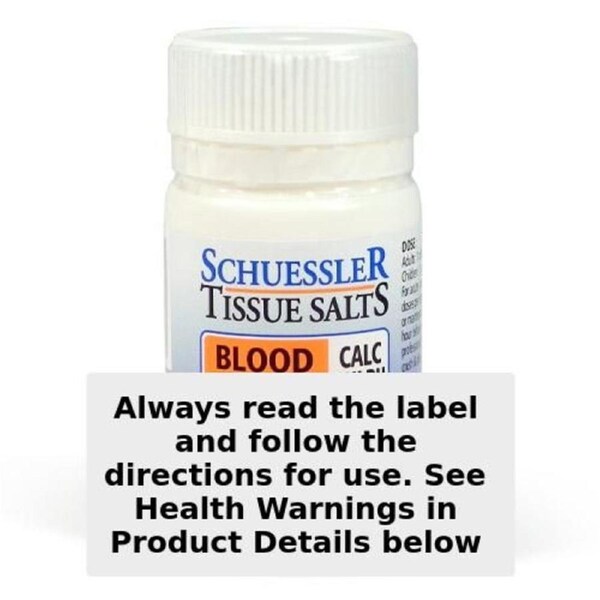 Schuessler Tissue Salts Calc Sulph Blood Cleanser 125 Tablets