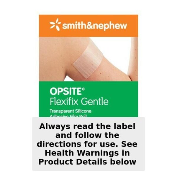 Smith & Nephew Opsite Flexifix Gentle Transparent Silicone Adhesive Film Roll 5cm x 1m