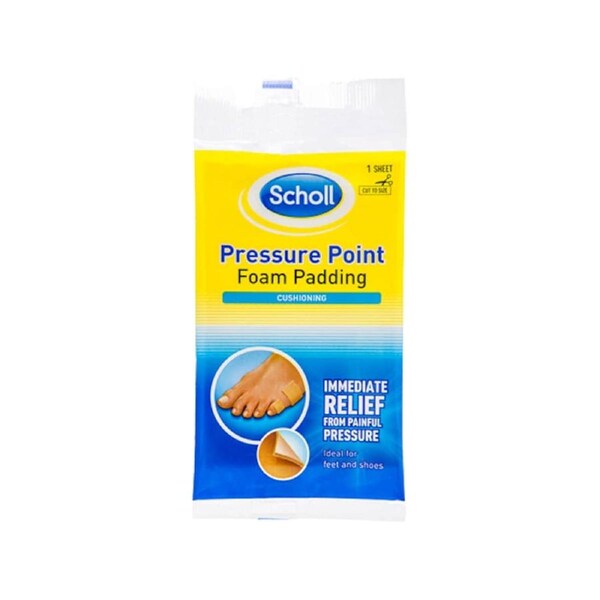 Scholl Pressure Point Foam Padding 1 Sheet