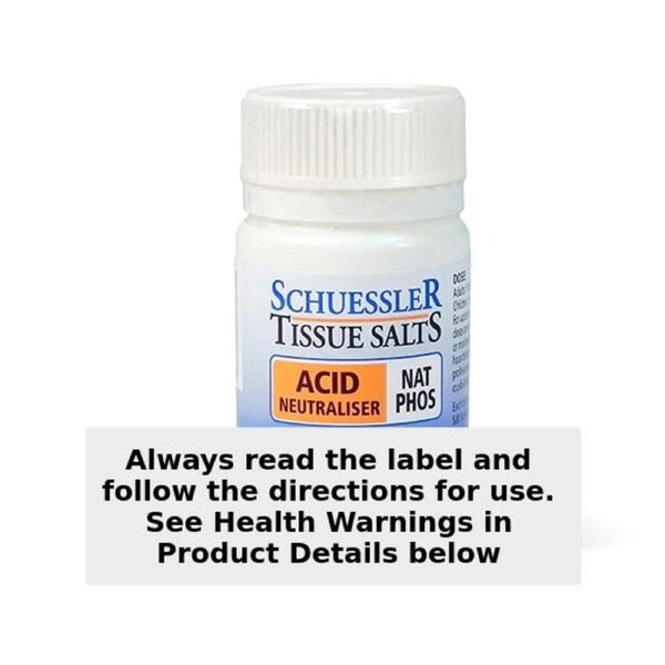 Schuessler Tissue Salts Nat Phos Acid Neutraliser 125 Tablets