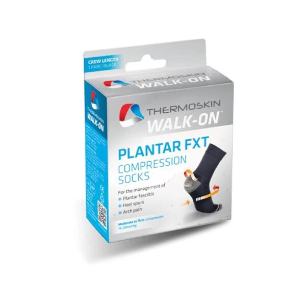 Thermoskin Plantar FXT Compression Crew Socks S