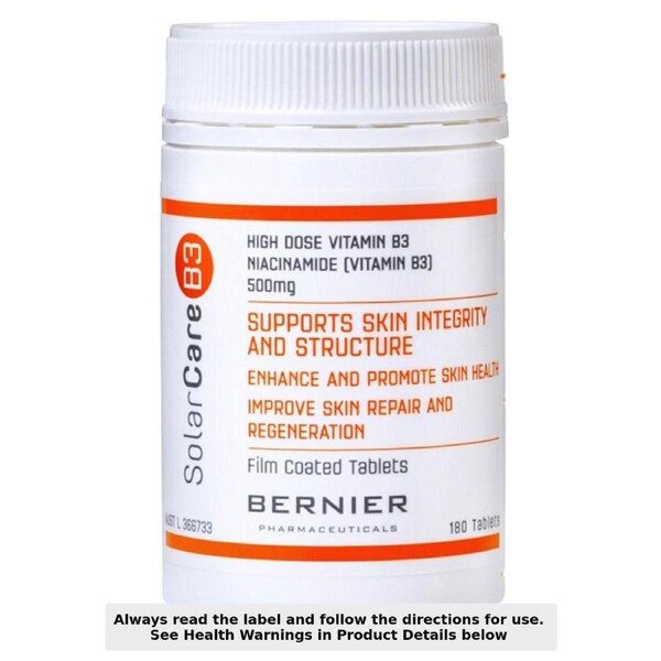 Solarcare B3 High Dose Vitamin B3 180 Tablets