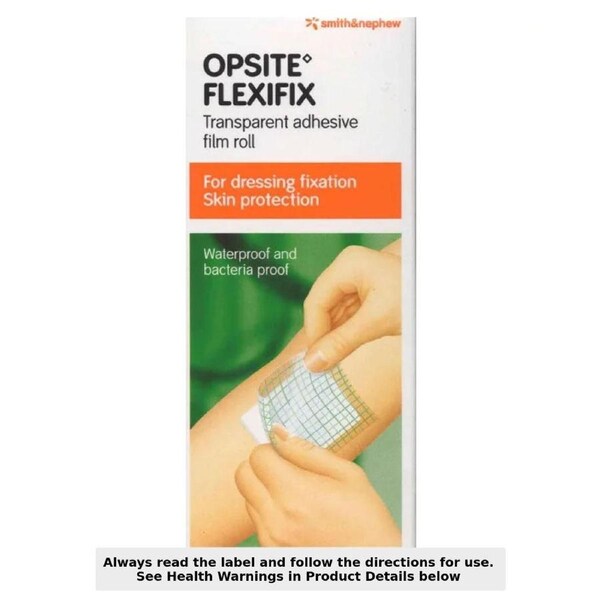 Opsite Flexifix Transparent Adhesive Film Roll 10cm x 1m by Smith & Nephew