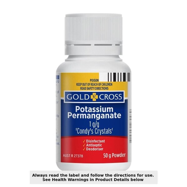 Gold Cross Potassium Permanganate 50g