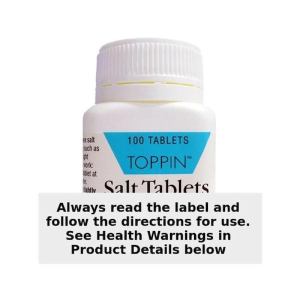Toppin Salt Tablets 600mg 100 Tablets